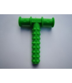 Chewy tube green knobby