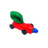 Baloon race car for lip closure and breathing exercises.