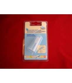 SILICONE FINGER COAT for the massage of gums and tongue