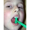a boy using tongue tip elevation tool