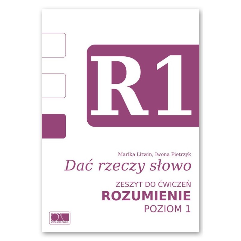 Dać rzeczy słowo. Rozumienie - poziom 1