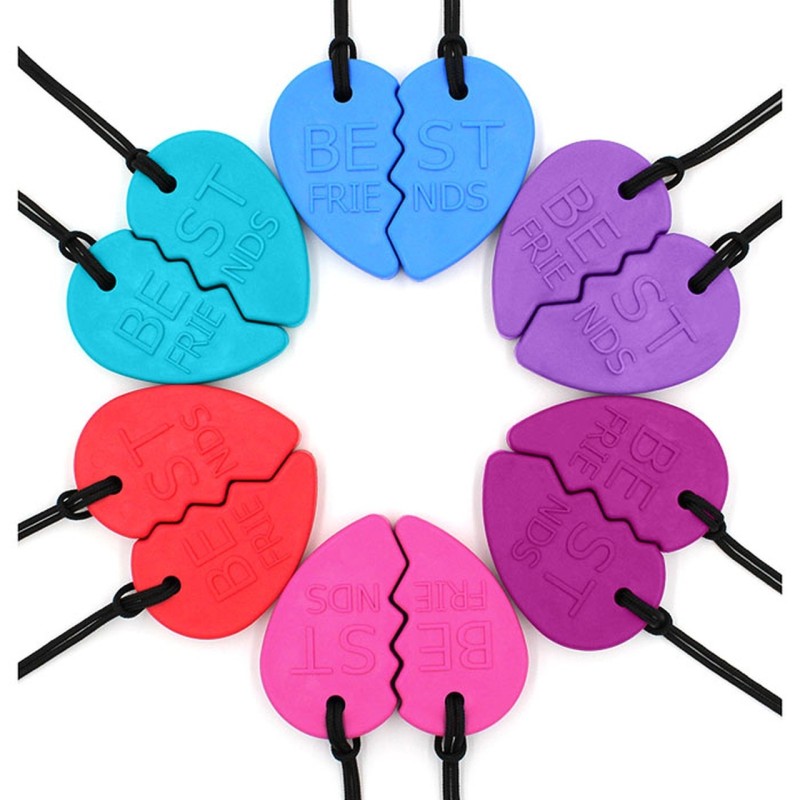 ARK's SPLIT HEART necklace set