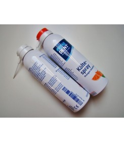 Cold spray for speech therapy